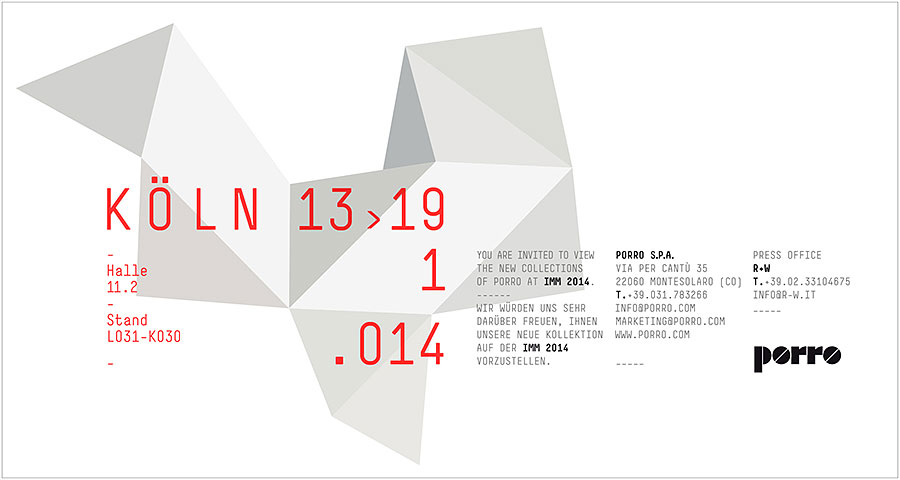 Invito PORRO Koln 2014